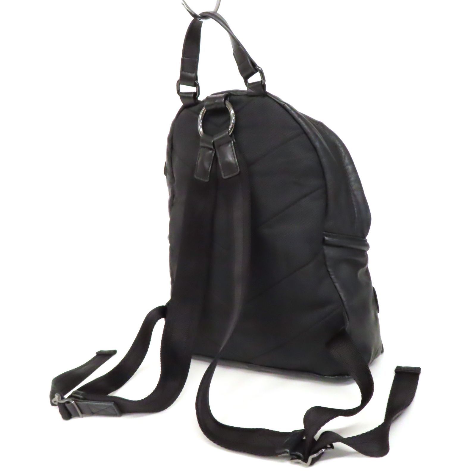 DIESEL ディーゼル　レザー　バックパック　リュック　保管袋付き　黒 DIESEL - ディーゼル／DIESEL リュック バッグ バックパック