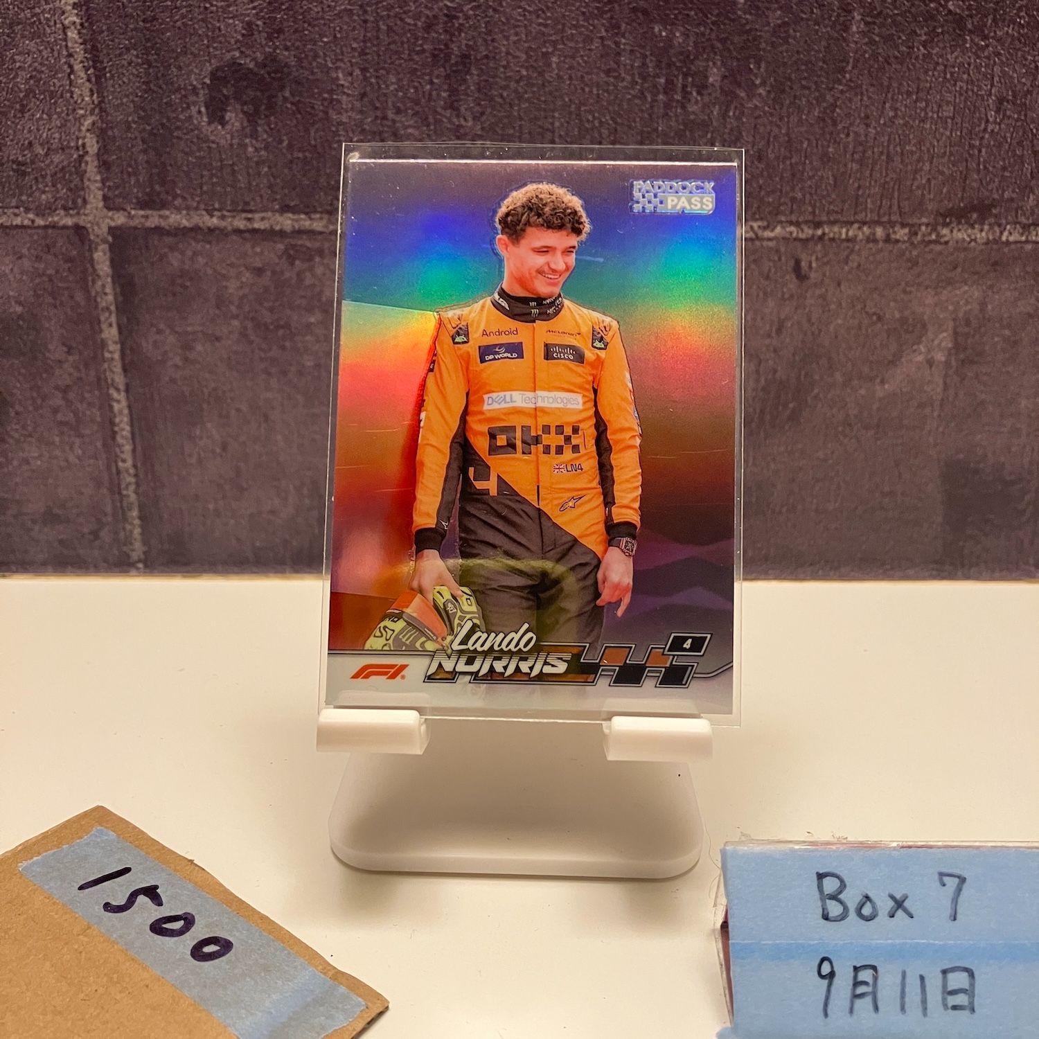 2024 Topps Lando Norris McLaren F1 Team Refractor Paddock