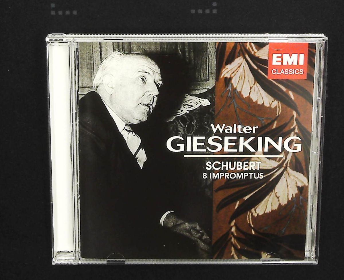 シューベルト 8 Impromptus CD シューベルトの8つの即興曲 ギーゼキング ワルター ユニバーサルミュージック