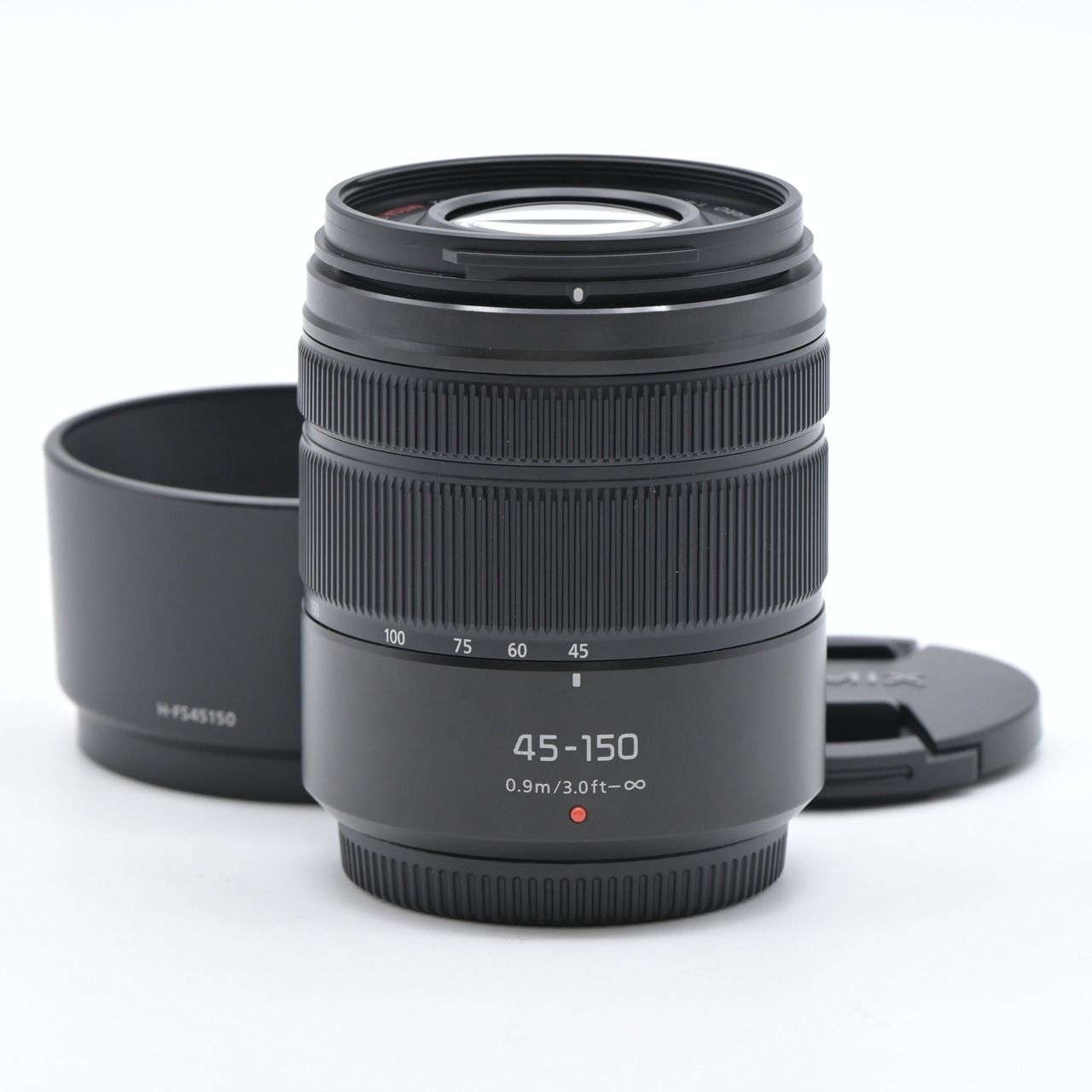 Panasonic パナソニック G VARIO 45-150mm|F4.0-5.6 ASPH. MEGA O.I.S. ブラック H-FS45150-KA 交換レンズ