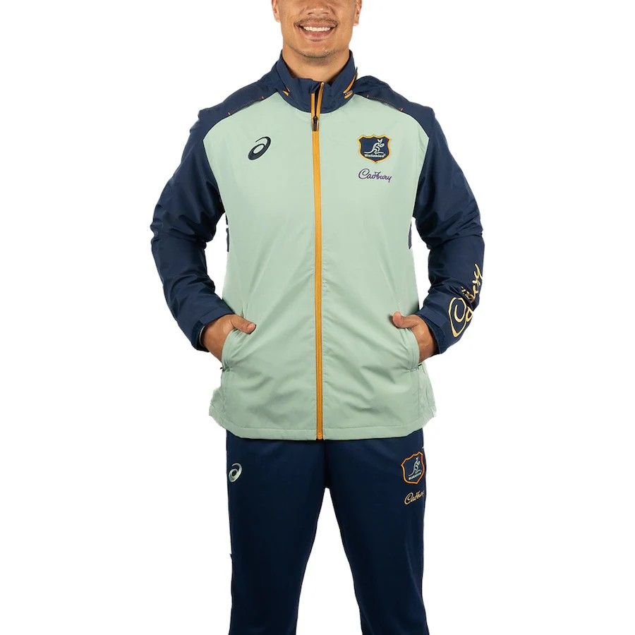 ラグビー　オーストラリア代表　ワラビーズ　ナイロンジャケット　アシックス 楽天市場】asics アシックス オーストラリア代表 ワラビーズ