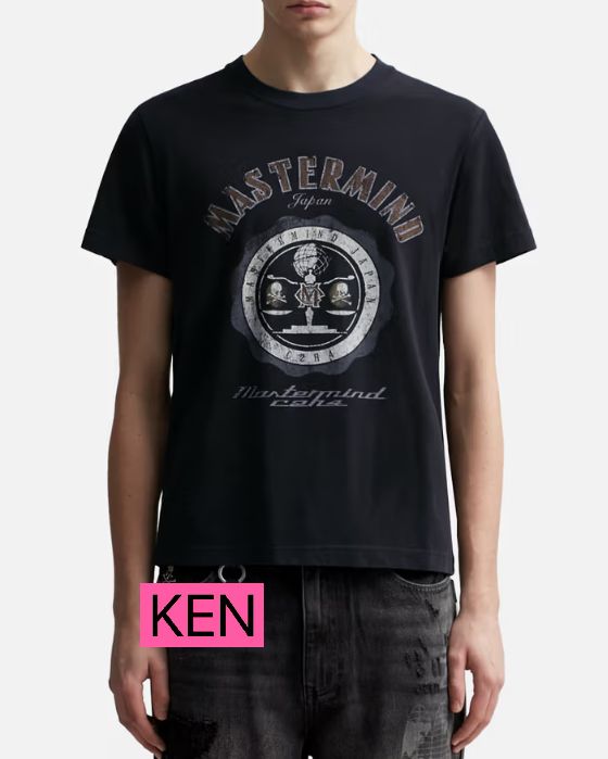 mastermind JAPAN RANDOM PATCH BOXYFIT T-SHIRT (BLACK)の商品