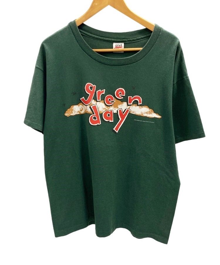 ヴィンテージ VINTAGE ITEM 90s 90's anvil Green Day dookie T-SHIRT グリーンデイ バンドT 緑  シングルステッチ XL Tシャツ プリント グリーン LLサイズ 101MT-2189 - メルカリ