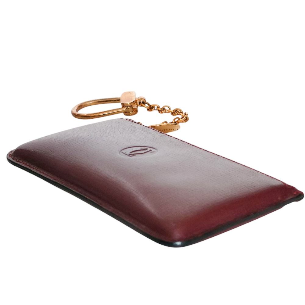 □新品同様□ Cartier カルティエ マストライン レザー コインケース 