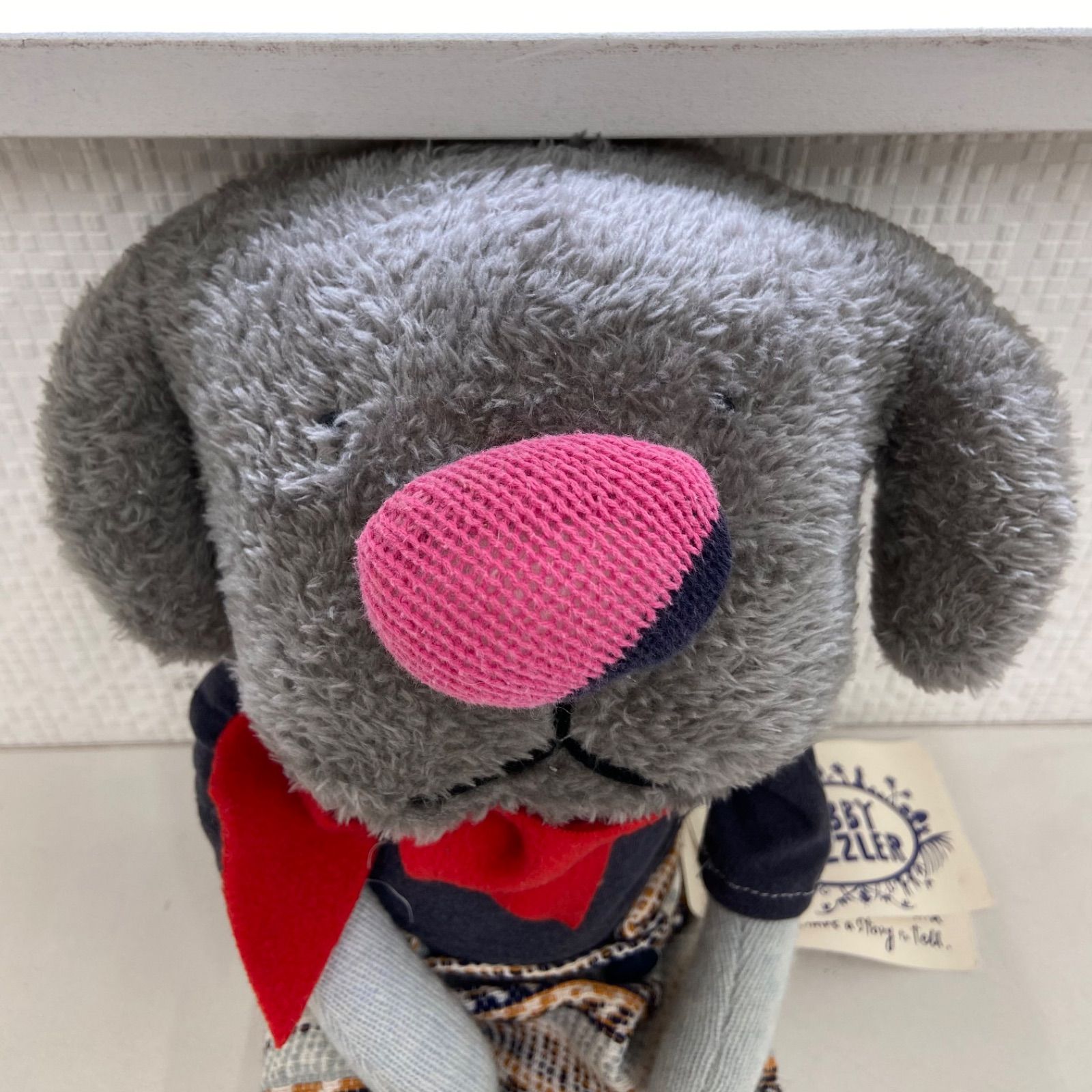 BOBBY DAZZLER ぬいぐるみ いぬ ハンドメイド 一点もの