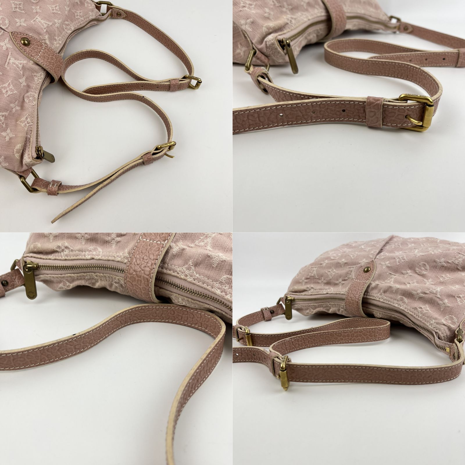 LOUIS VUITTON ルイヴィトン モノグラム デニム スライトリー カバン  