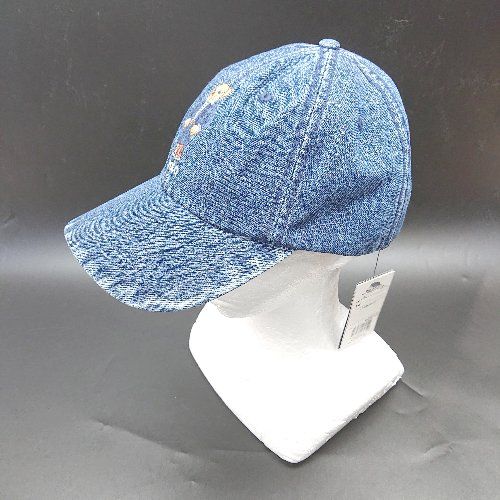 Θ ◎● ● POLO RALPH LAUREN ポロ ラルフローレン キャップ 帽子 野球帽 ブルー サイズONE メンズ E 1502180018282