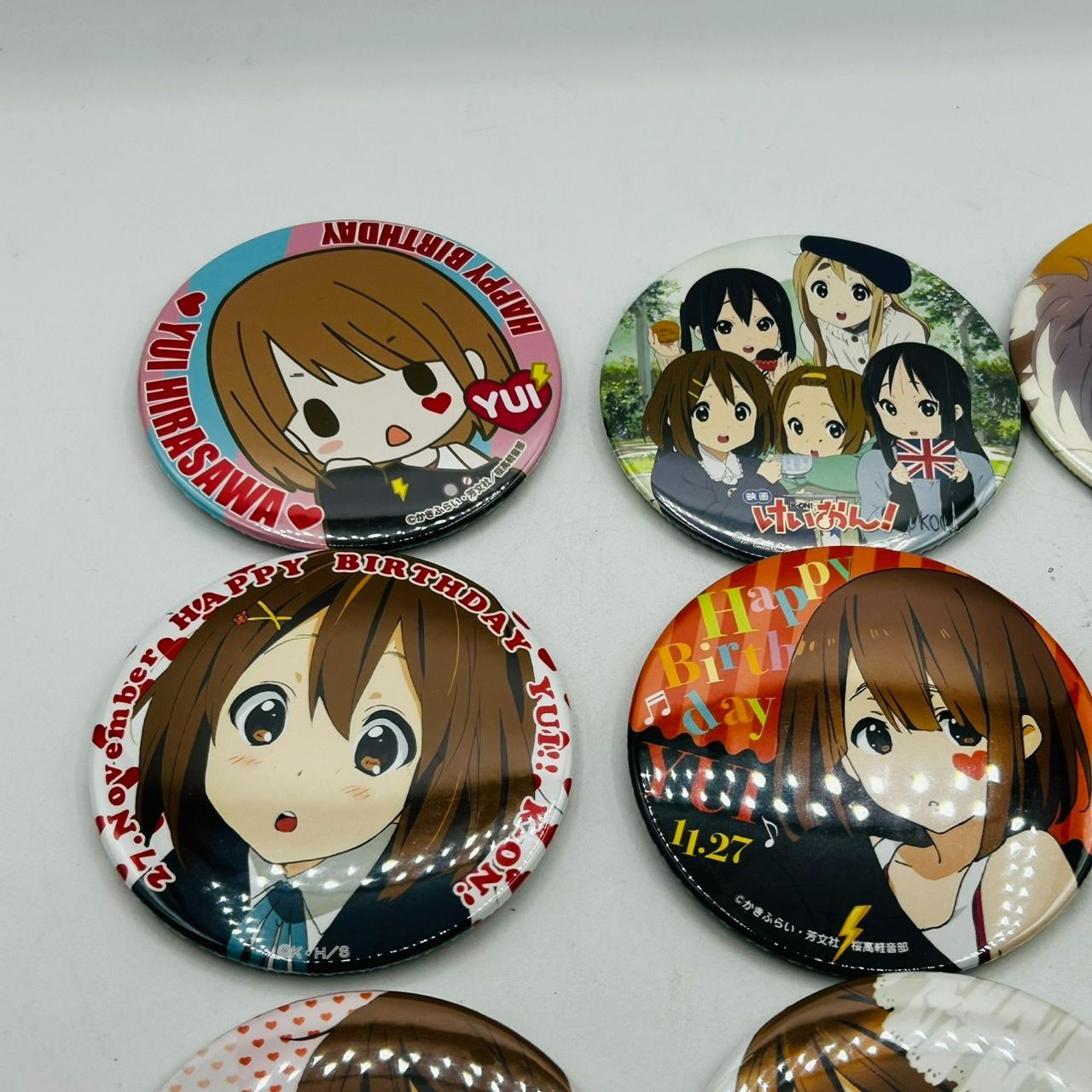 けいおん! 中野梓 Birthday記念 バースデー 缶バッジセット