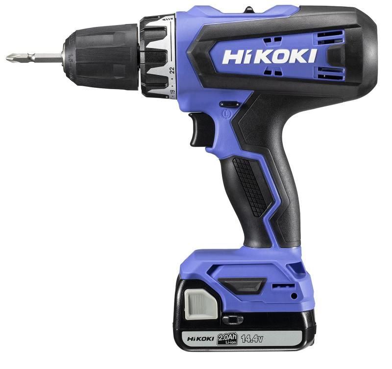 HiKOKI ハイコーキ 14.4V ドリルドライバー FDS14DF 2.0Ahバッテリー2個 充電器 ケース付 FDS14DF 2BG
