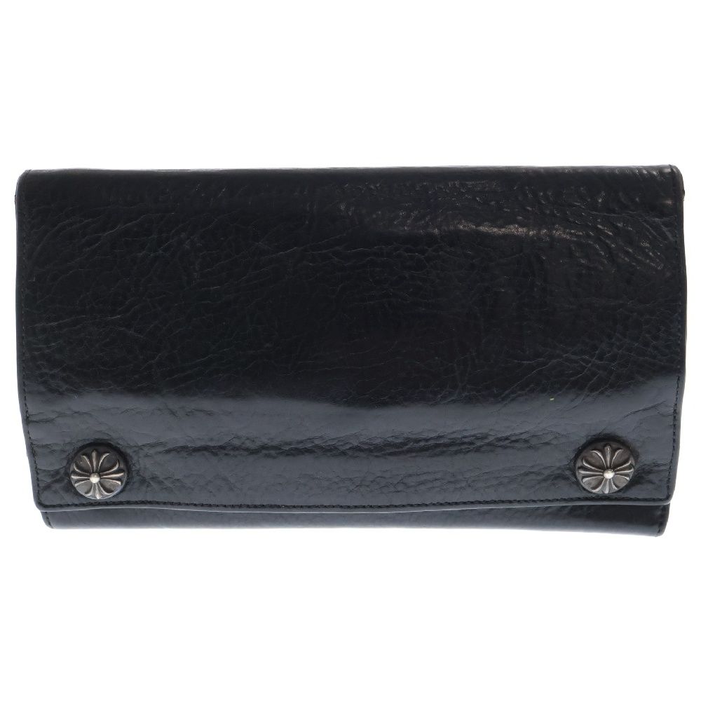 CHROME HEARTS (クロムハーツ) LONG WALLET グリーシー クロス