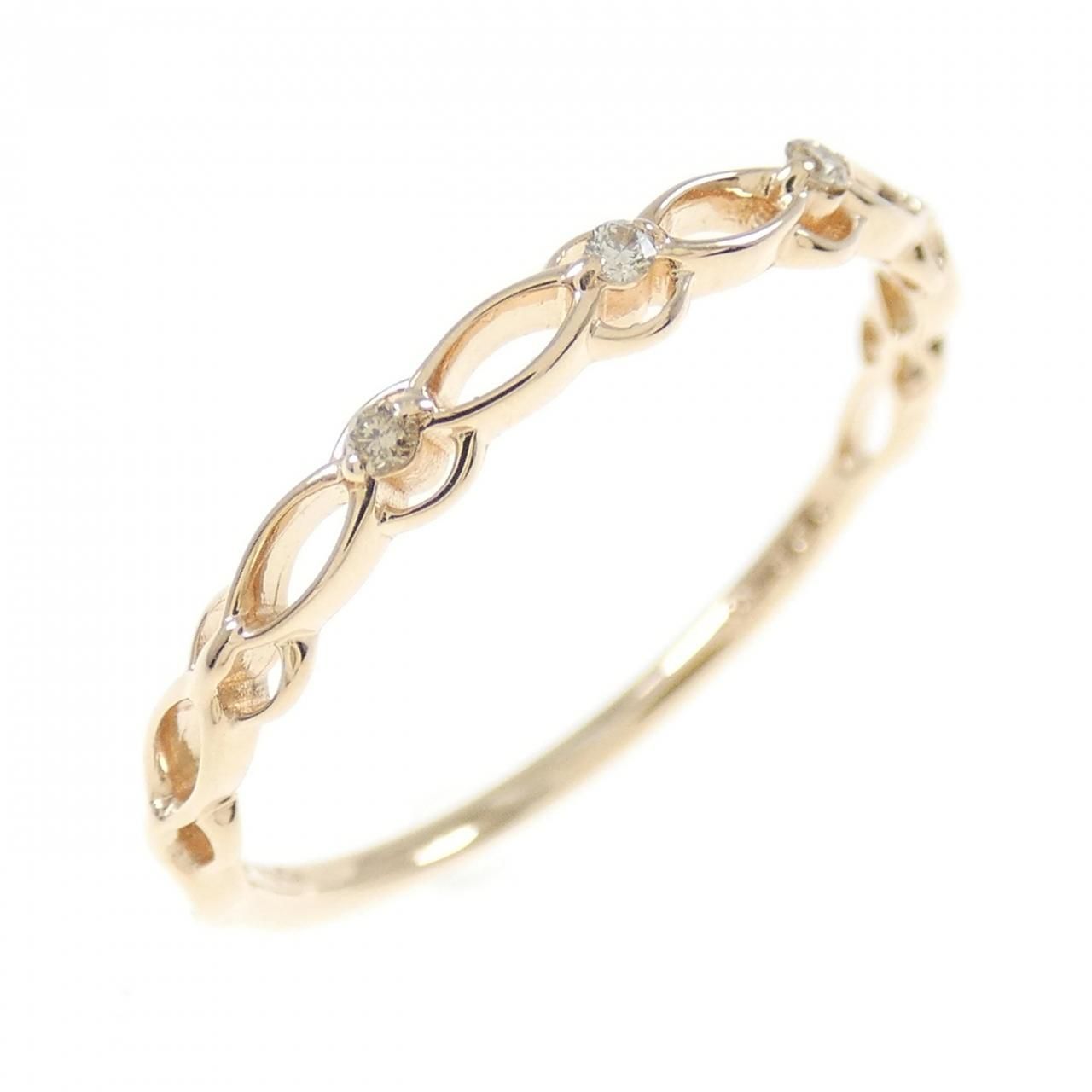 アガット ダイヤモンド リング 0.02CT