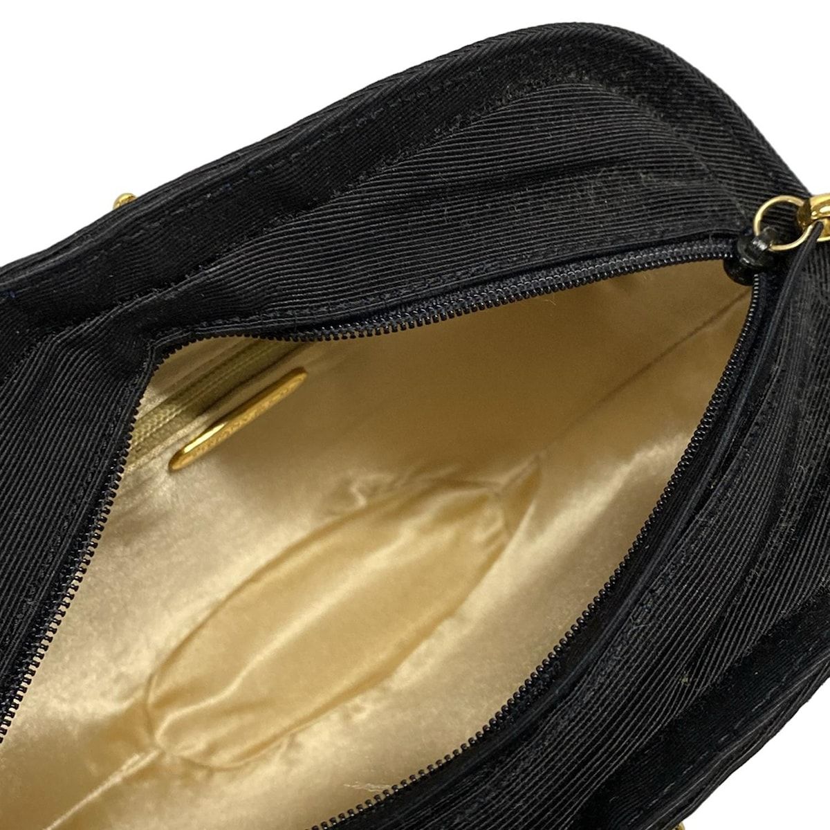 TIFFANY&Co.(ティファニー) ハンドバッグ - 黒×ゴールド ヴィンテージ  