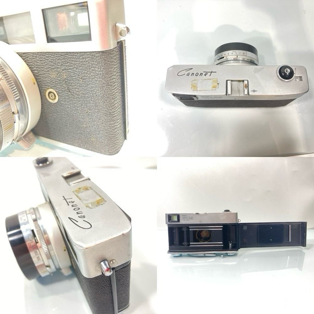 昭和 レトロ Canon キャノン キャノネット カメラ 一眼レフカメラ