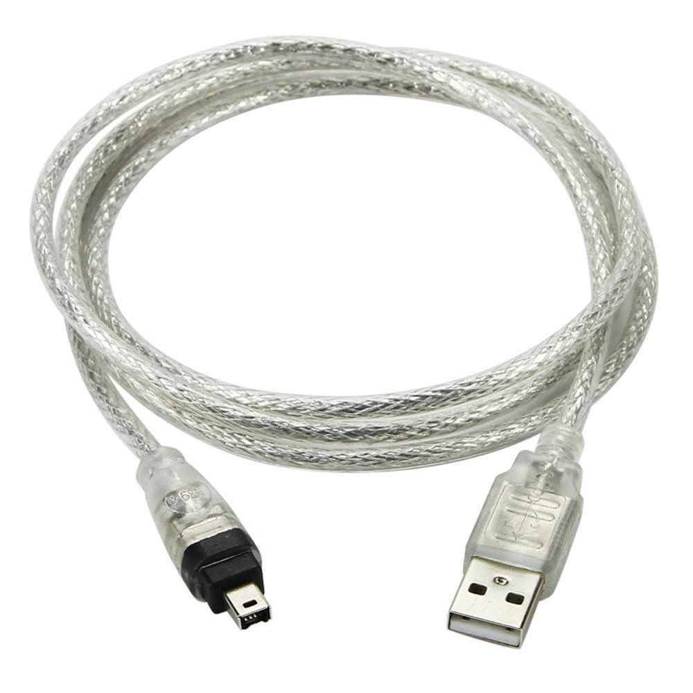 CHENYANG USBオスto Firewire IEEE 1394 4ピンオスiLinkアダプタコードケーブルfor Sony  dcr-trv75e DV - メルカリ