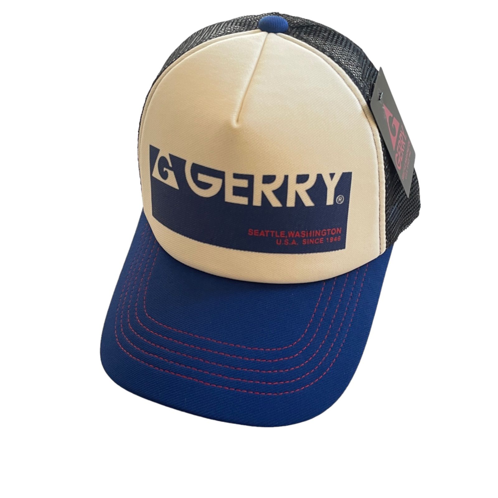 新品】タグ付き GERRY ジェリー ロゴキャップ メッシュキャップ