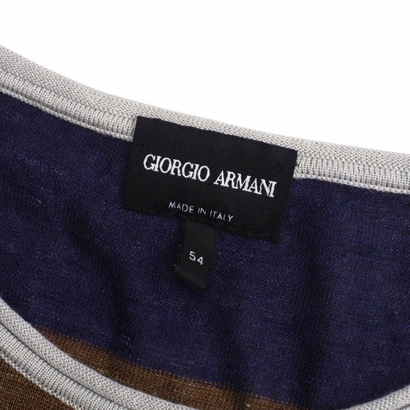 タグ付きアルマーニカシミヤニットsize54