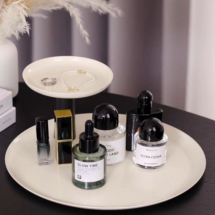 ディスプレイスタンド インテリアトレイ 2段 トレイ トレー 収納 小物