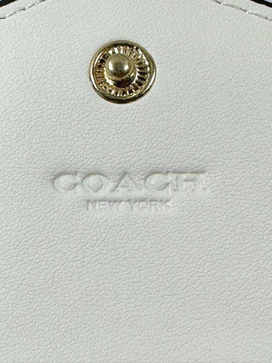 COACH 27252クロスグレインレザー スモールウォレット 二つ折り