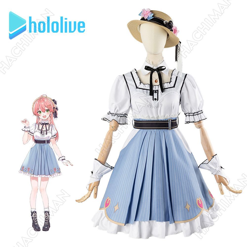 Hololive YouTube さくらみこ Sakura Miko コスチューム コスプレ衣装 ハロウィン クリスマス 可愛い 変装 仮装 舞台服 演出服 大人 子供 cosplay