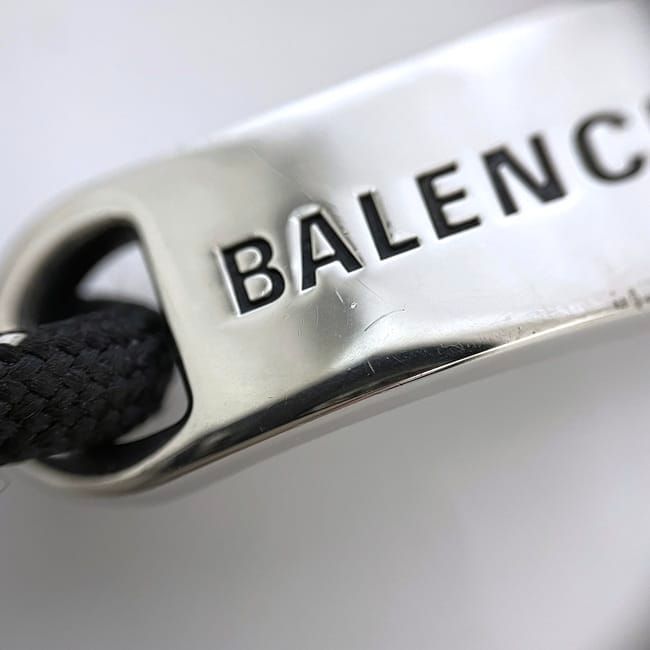 バレンシアガ ブレスレット ec-22894 ブラック シルバー PLATE - メルカリ