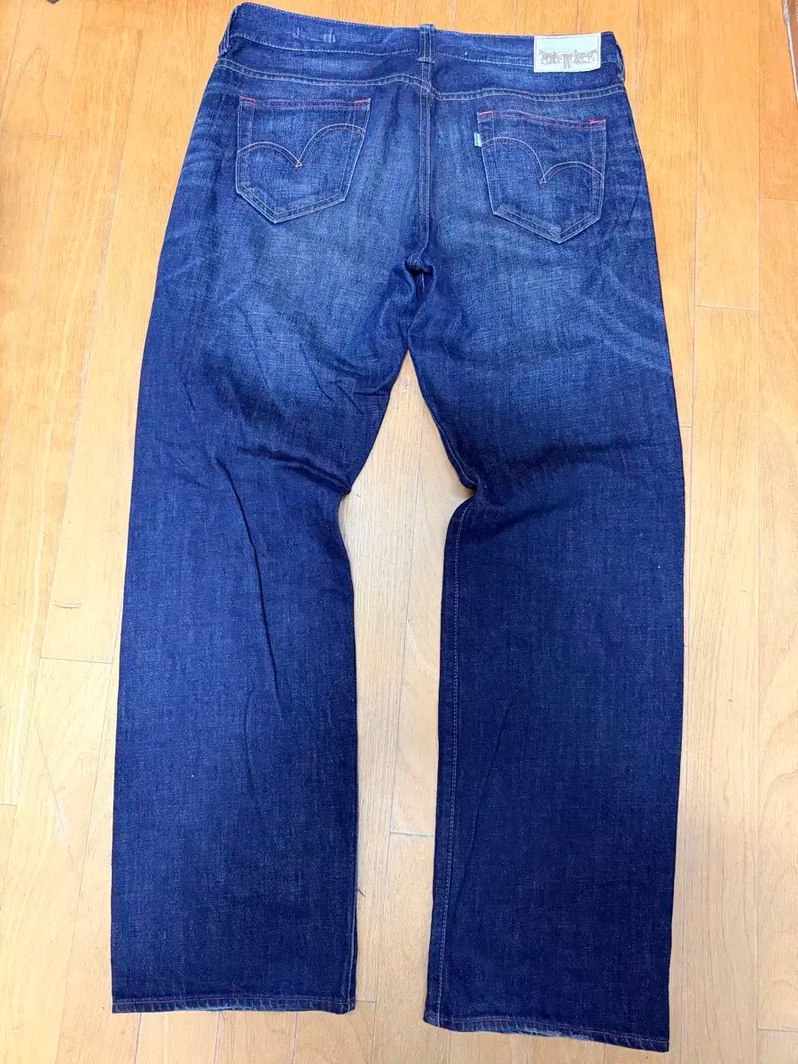 リーバイス ヴィンテージ ウォッシュ グリーンタブ デニムパンツ 34
