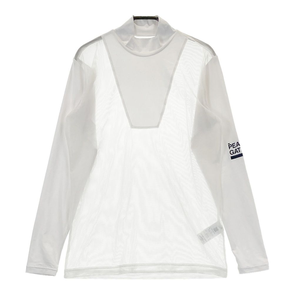 サイズ 4 PEARLY GATES パーリーゲイツ モデル COOLメッシュ 長袖 インナーTシャツ ホワイト系 240101530736 ゴルフウェア メンズ ストスト