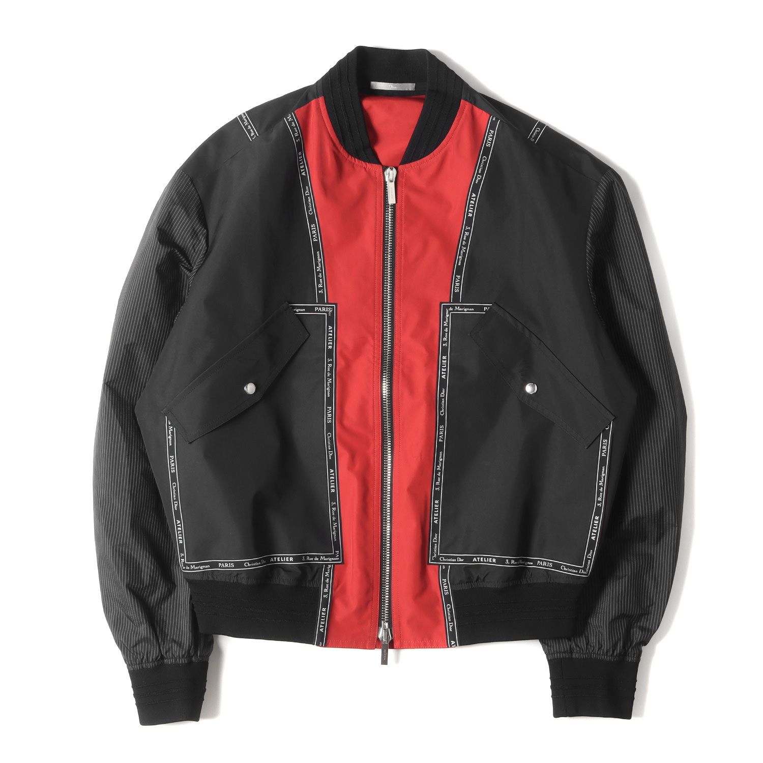 22AW ディオールATELIER レザーブルゾンジャケット