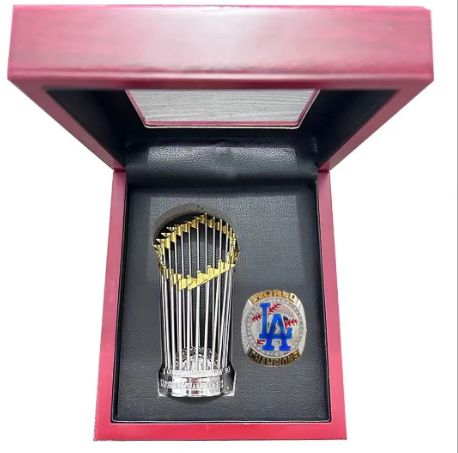 【限定1点】大谷翔平 優勝トロフィー＆チャンピオンリング 豪華セット 大谷翔平 ワールドシリーズ優勝 トロフィー＆リング セット