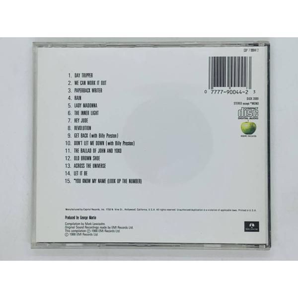 CD ザ・ビートルズ (THE BEATLES) 「パスト・マスターズ VOL.2(PAST MASTERS VOLUME TWO)」 / アルバム  W01