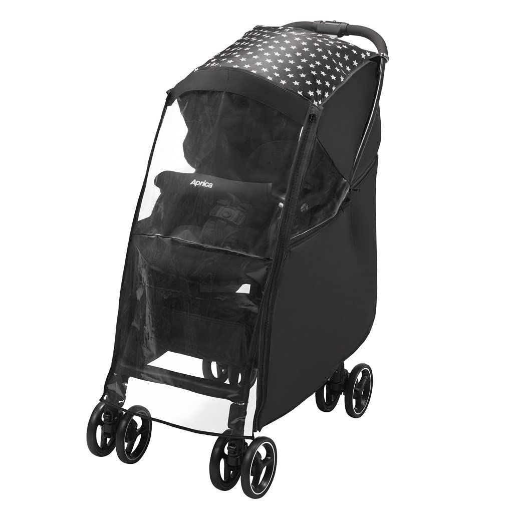 Aprica(アップリカ) ベビーカー用レインカバー 雨の日に色が変わるマルチレインカバー ラクーナ、ルンルン、カルーンエアー対応 (ホワイト) 2036996 