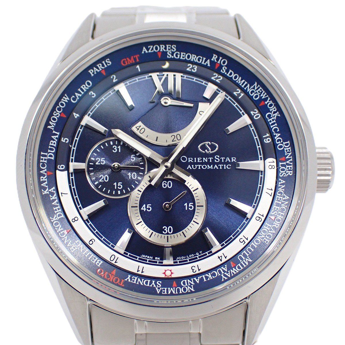 オリエントスター GMT 自動巻 メンズ ORIENT - 【未使用品】オリエントスター GMT ワールドタイム