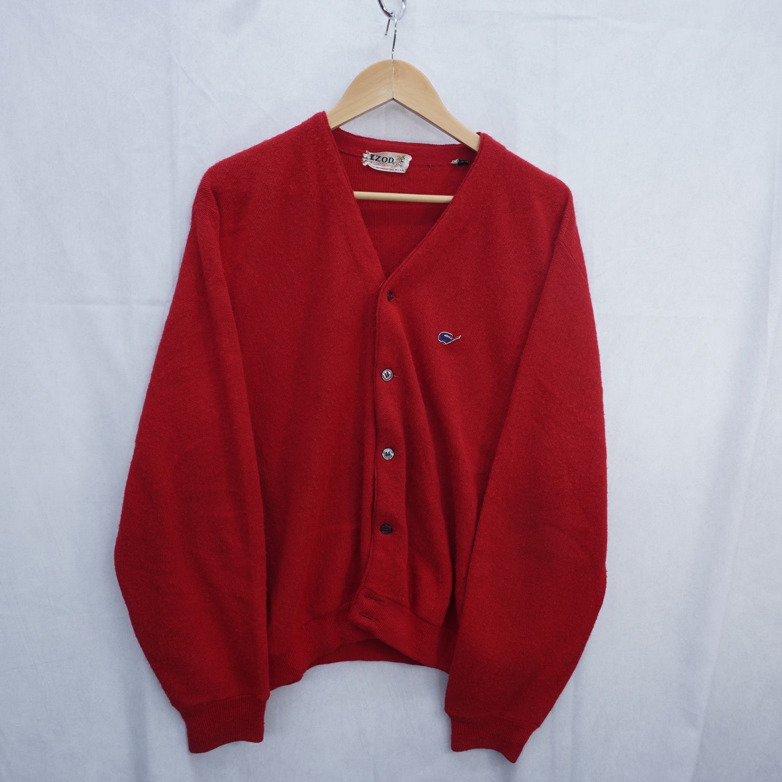60s ヴィンテージ IZOD製LACOSTE アクリルカーディガン - メルカリ