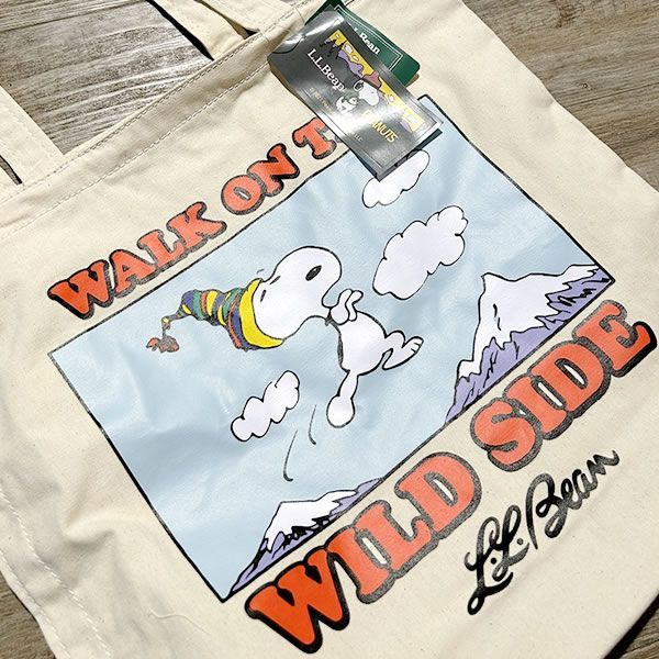 正規品】L.L.Bean x Peanuts Wicked Shoppah Tote エルエルビーン×ピーナッツ ショッパートート トートバッグ【515318-nat】  - メルカリ