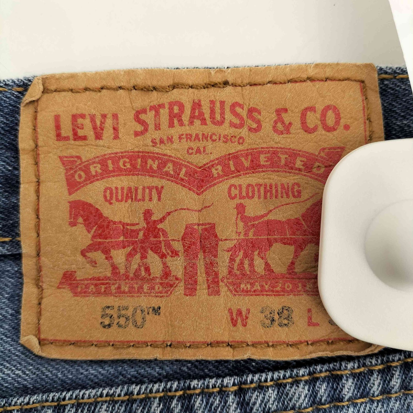 リーバイス Levis 550 ボタン裏3937 ジッパーフライ ワイドテーパード 
