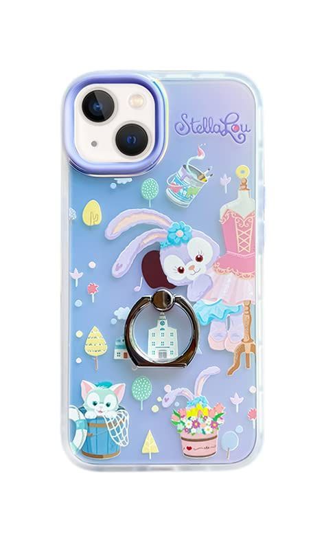 【新着商品】スマホケース iphoneケース 携帯カバー 携帯保護 スマホスタンド キャラクター 落下防止 リング スタンド機能 耐衝撃 ディズニー 脱着簡単 おしゃれ ダッフィー かわいい 軽量 iph