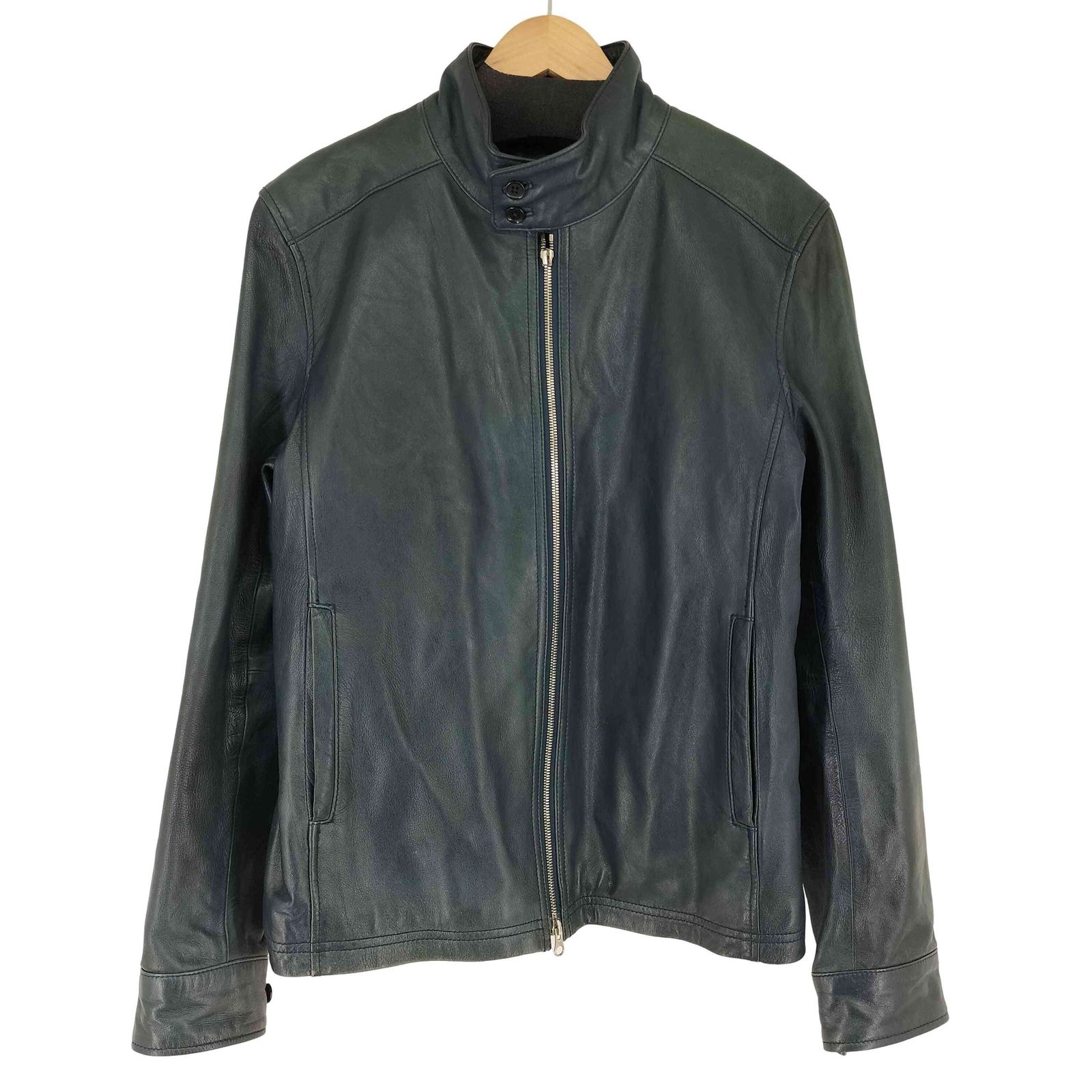 シップス SHIPS LUM LEATHER DOGEAR BLOUSON メンズ JPN：L 