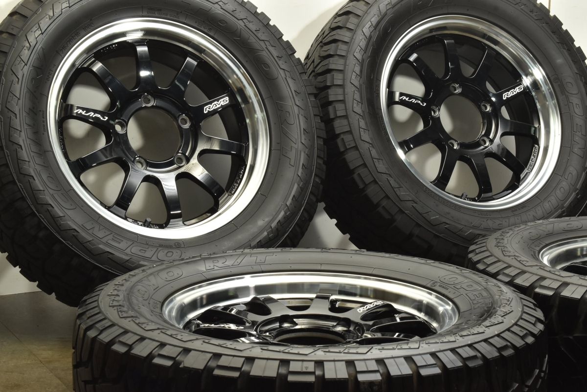 RAYS A LAP-J 16in 5.5J 20 PCD139.7 トーヨー オープンカントリー R T 215 70R16 ジムニー AZオフロード カスタム用