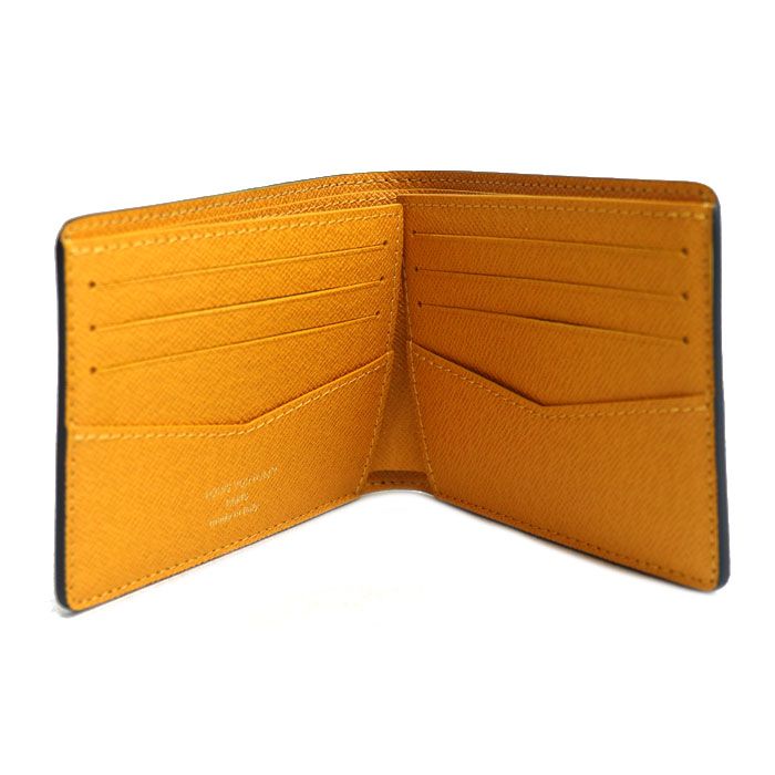 【日本限定色・ICチップあり・美品】ルイヴィトン　折り財布 ポルトフォイユ・ルー LOUIS VUITTON ルイ・ヴィトン ポルトフォイユスレンダー 二つ折り財布