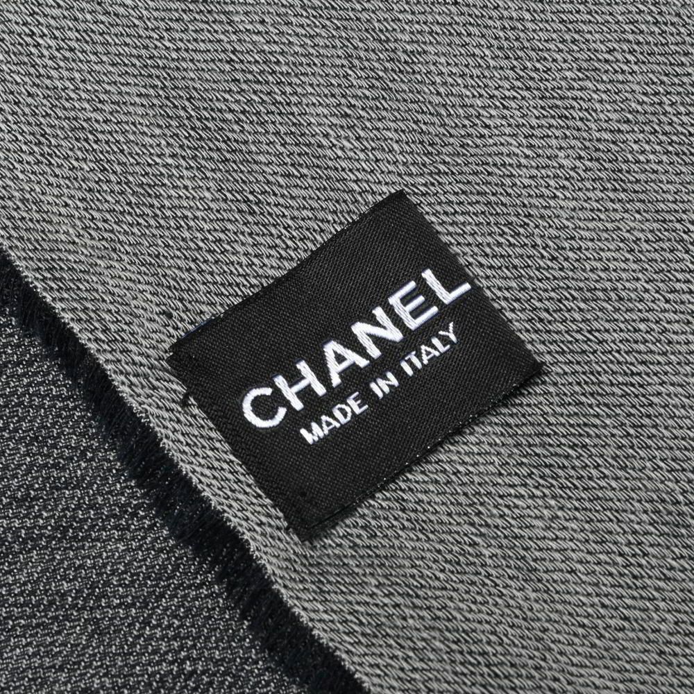 CHANEL カシミヤシルク混 ココマーク ストール マフラー - メルカリ