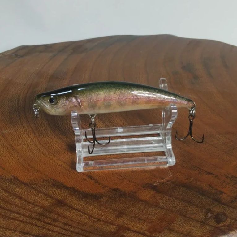 ワカサギ魚皮ルアーリップレスミノータイプ