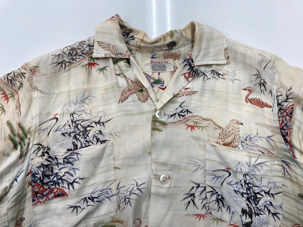 ヴィンテージ vintage 60s 60年代 PENNY'S ペニーズ 和柄 アロハシャツ