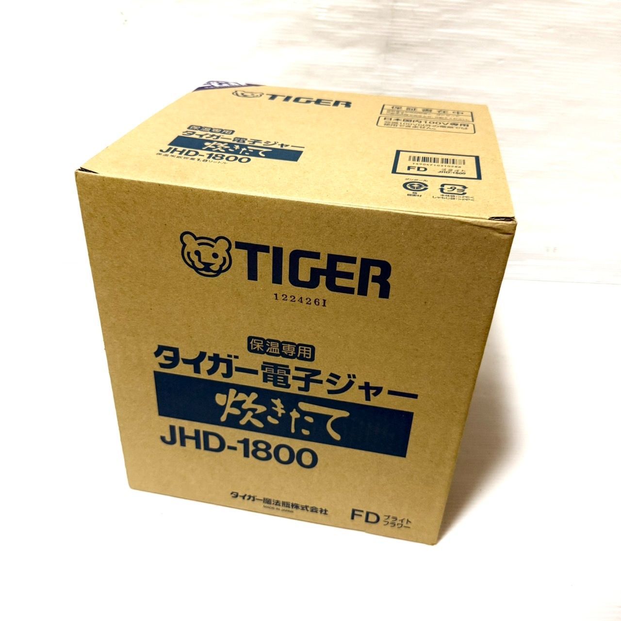 新品 タイガー電子ジャー JHD-1800FD 1.8L保温専用 花柄 【公式通販】