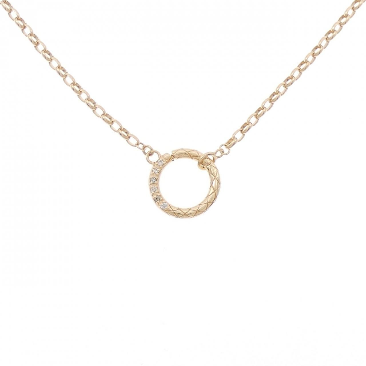 アガット ダイヤモンド ネックレス 0.02CT
