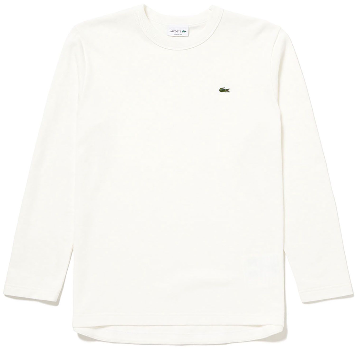 ラコステ LACOSTE クラシックフィットロングスリーブTシャツ メンズ トップス ウェア Tシャツ 長袖 ロンT ワンポイント クルーネック カットソー 長袖Tシャツ ロゴT TH701999 70V フラワー