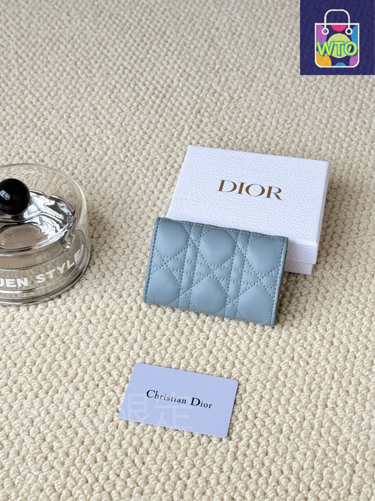 今日特価】My Dior Glycine ウォレット, ラズベリーピンク, 藤の