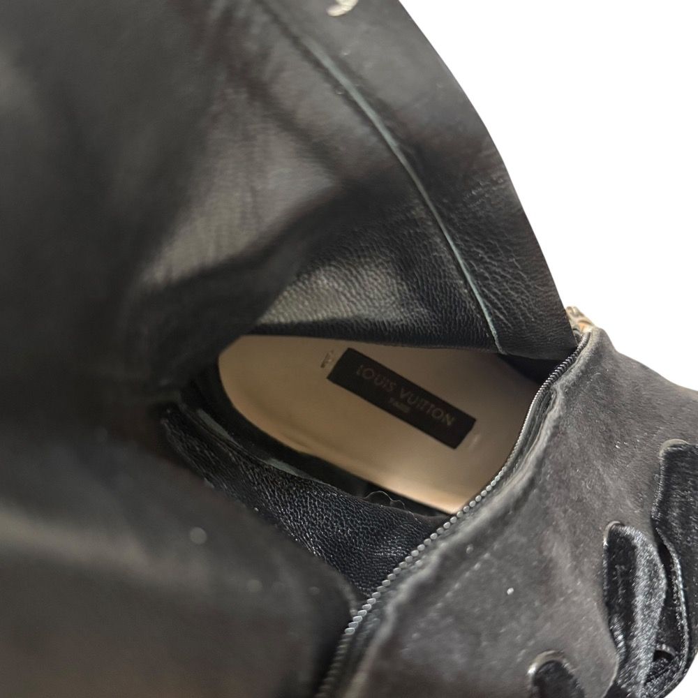 希少美品 ルイヴィトン スエード ロングブーツ 37 1/2 24.5～25cm 美品 LOUIS VUITTON ルイヴィトン スエード ロングブーツ サイズ