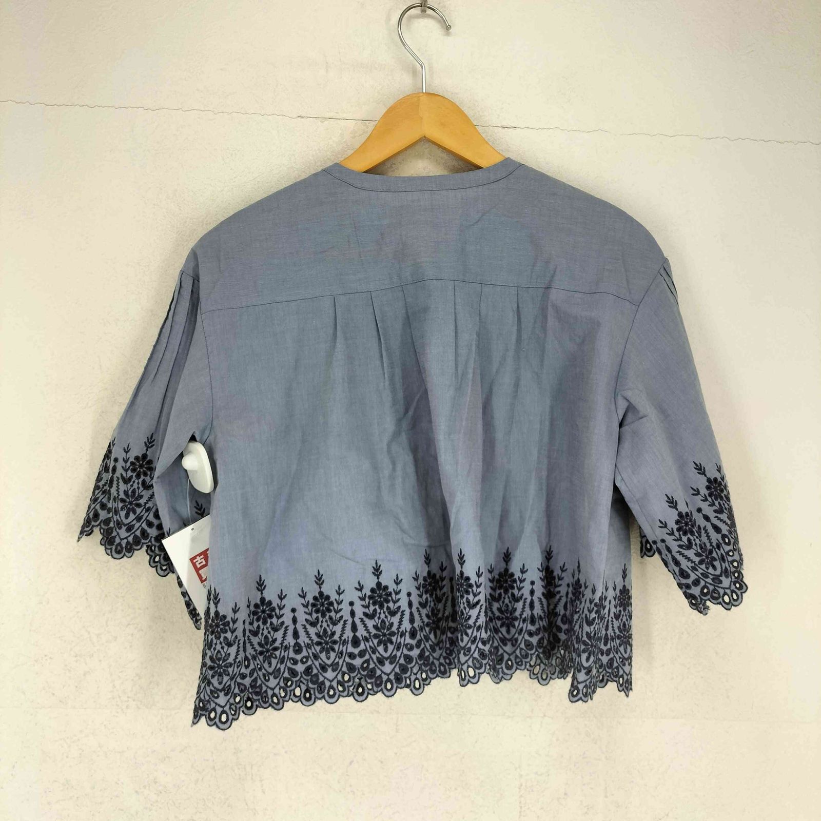コヒナ COHINA 25SS スカラエンブロイダリーブラウス レディース