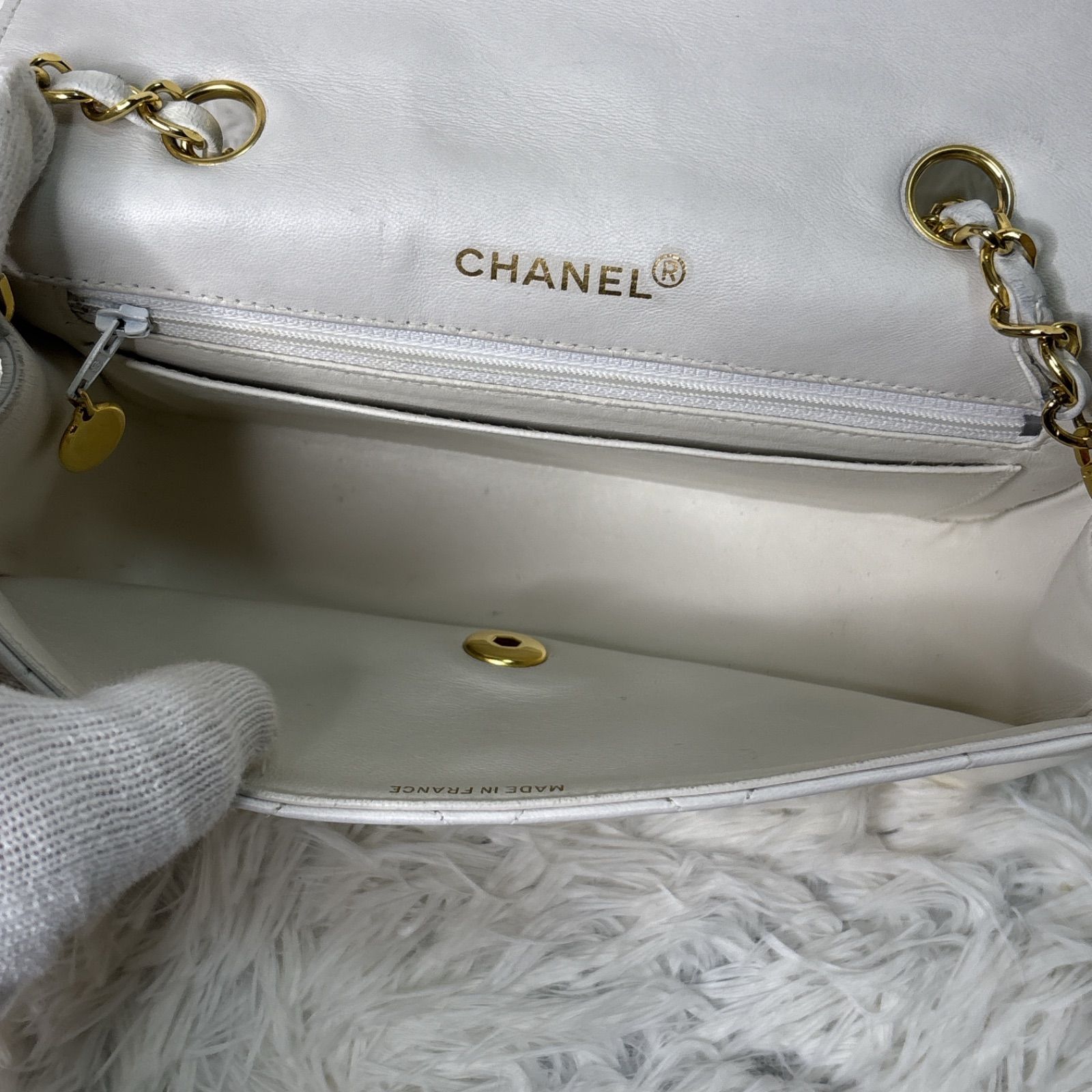 CHANEL シャネル ヴィンテージ マトラッセ チェーンショルダー 