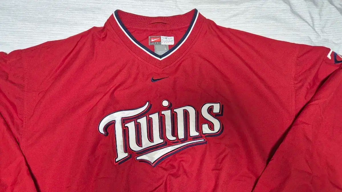 ナイキ MLB ミネソタ TWINS ツインズ プルオーバー ウィンドブレーカー 野球ジャケット