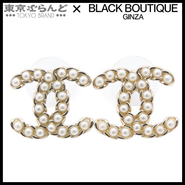 シャネル CHANEL ココマーク ピアス A18B ゴールド メタル